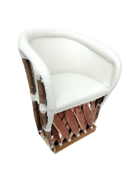 Equipale White Side Chair