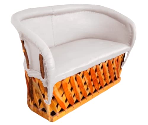 Equipale White Loveseat
