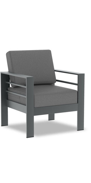 Lea Charcoal Side Chair
