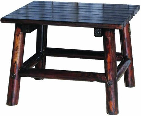 Char-Log Side Table