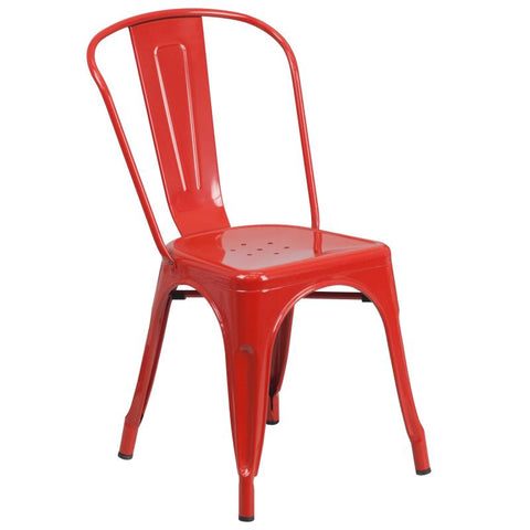 Red Metal Chair
