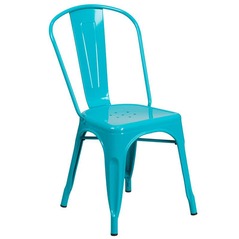 Teal Metal Chair