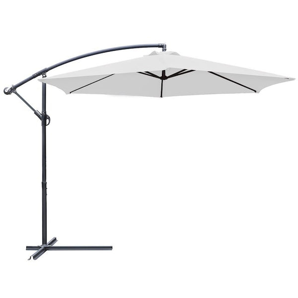 Cantilever White Umbrella
