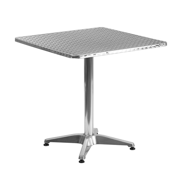 Aluminum 30" Square Table
