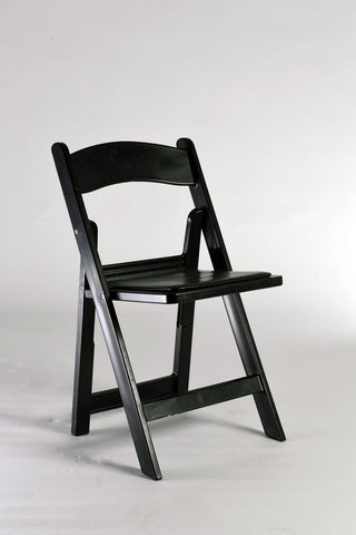 Folding Black Resin Chair