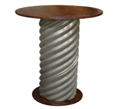 Corrugated 36" Cocktail Table