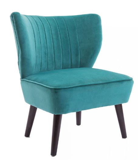 Carrie Teal Side Chair