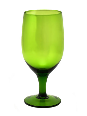 Gala Olive Goblet 15oz Glass
