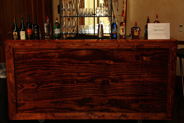 Wood Stain Rolling 8' Bar