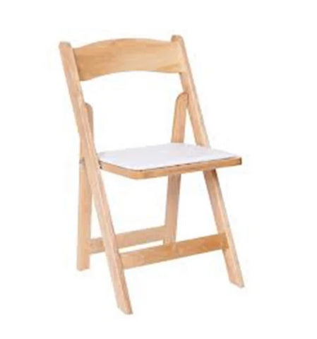 Folding Natural Wood Chair