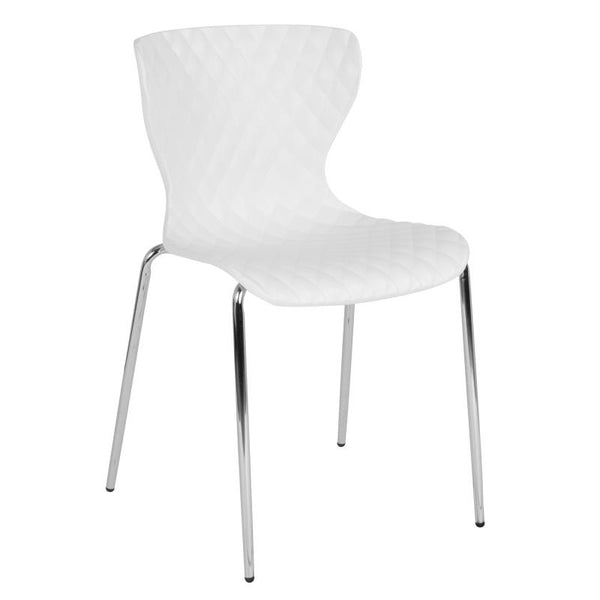 White Lowell Tufted Chair